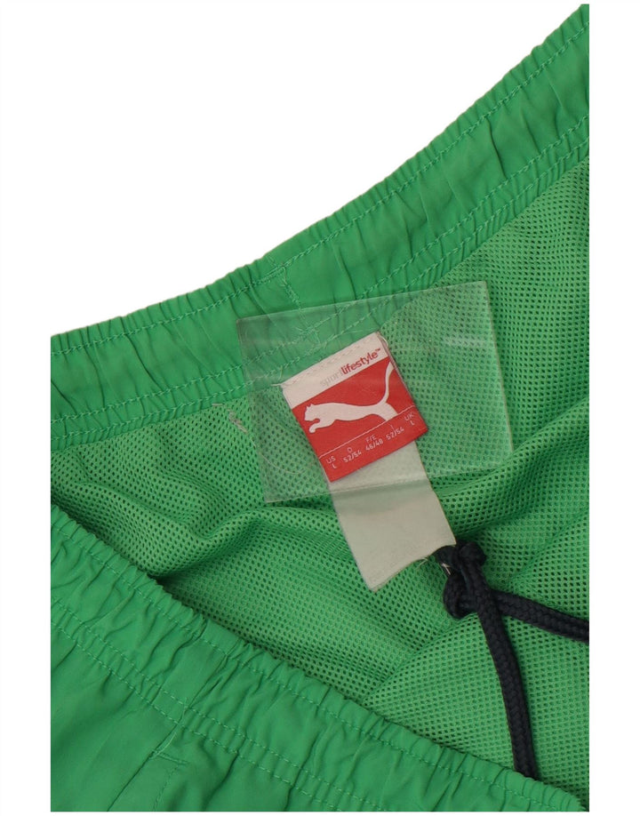 Męskie spodenki kąpielowe Puma Graphic, duże, zielone