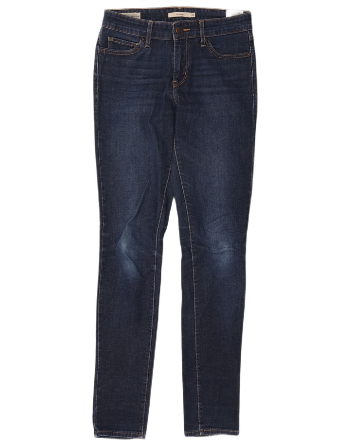 Damskie jeansy LEVI'S 711 Skinny W26 L30 Niebieska bawełna