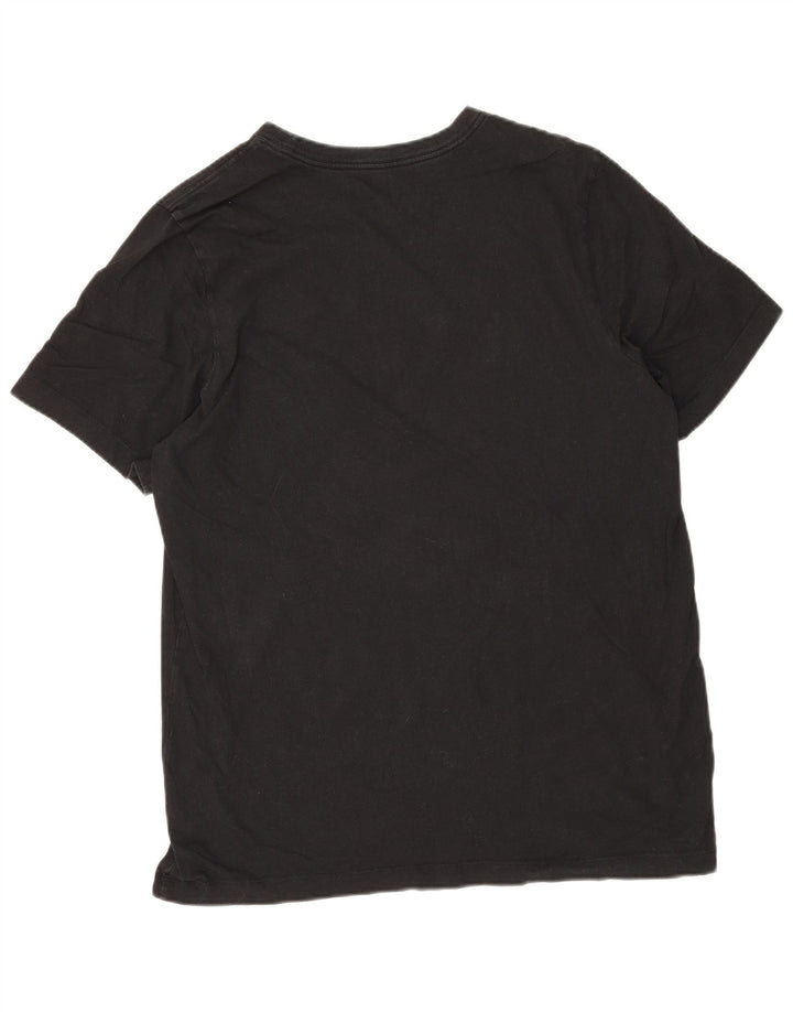 Męski T-shirt z grafiką Nike, duży, czarny, bawełniany