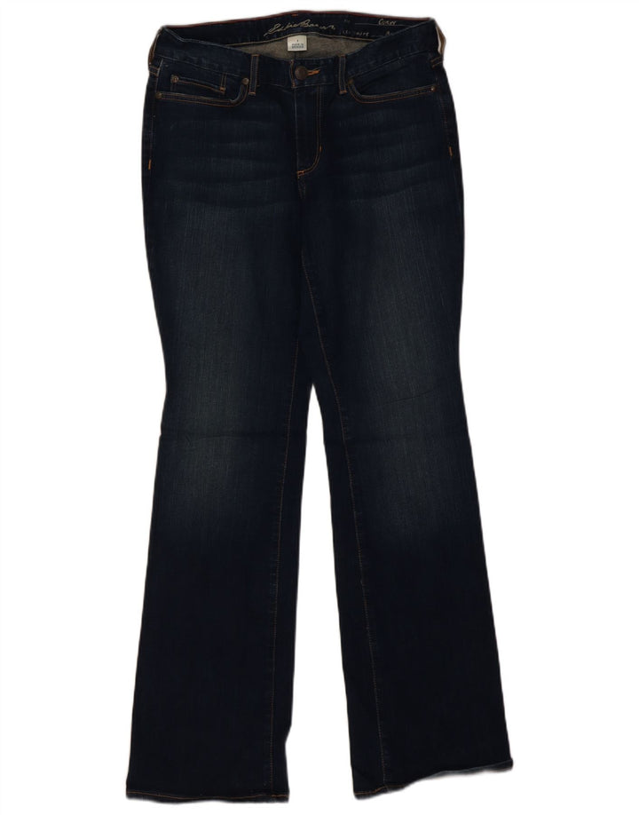 Jeansy damskie EDDIE BAUER Curvy Bootcut US 8 Medium W34 L32 Granatowe