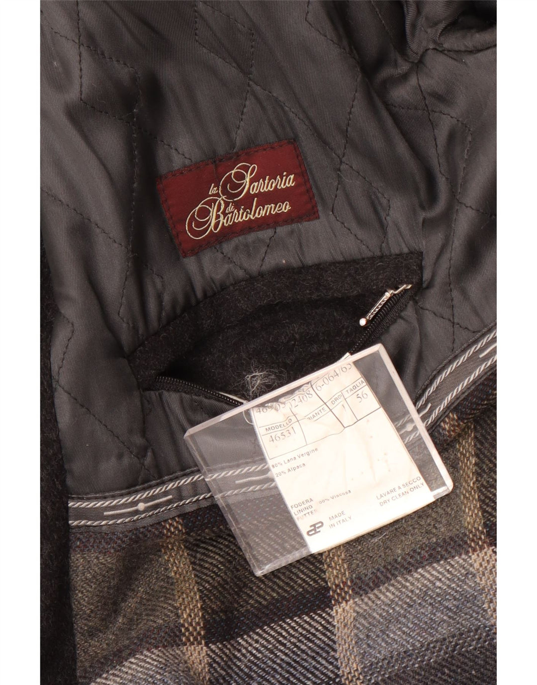 Płaszcz męski Moessmer IT 56 3XL Szara wełna