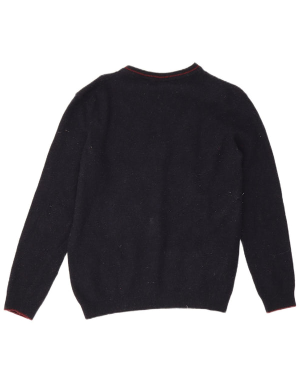 Damski sweter Timberland z graficznym wycięciem pod szyją, UK 14, średni granatowy