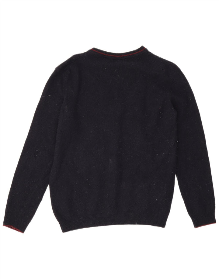Damski sweter Timberland z graficznym wycięciem pod szyją, UK 14, średni granatowy