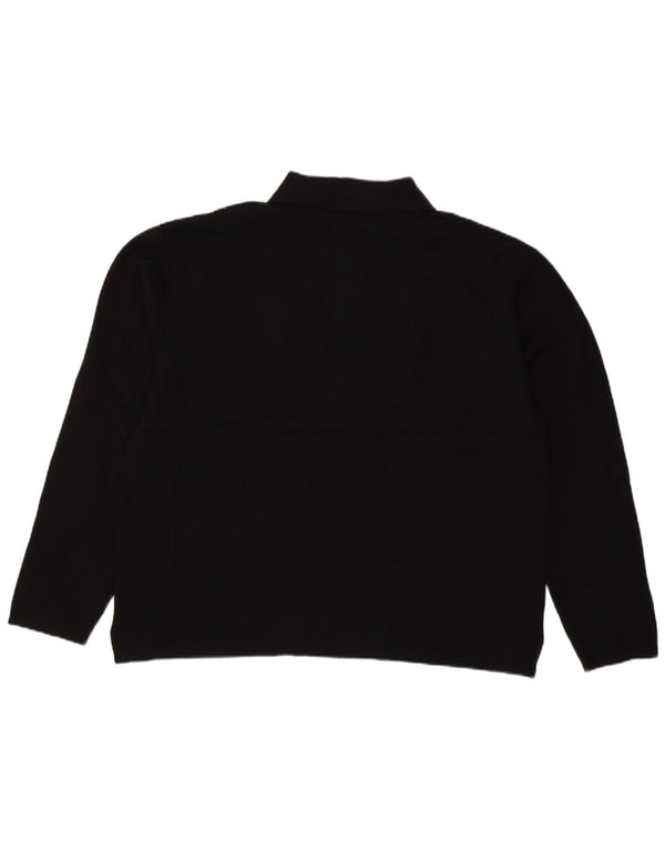 Męski sweter z golfem Zara XL, czarna wiskoza