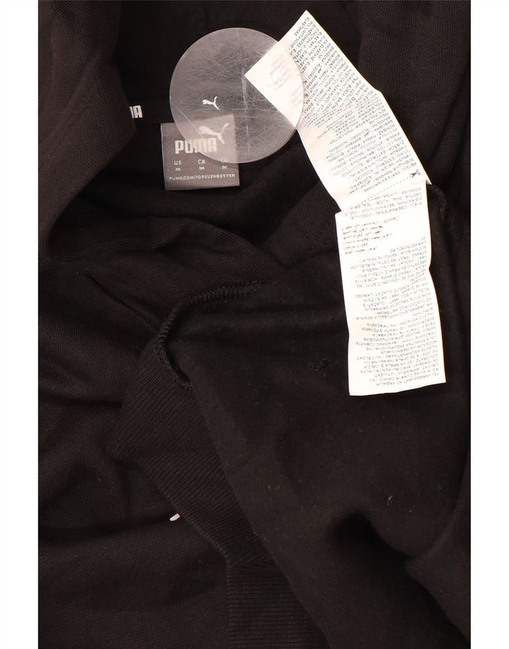 Damski sweter z kapturem i grafiką PUMA UK 14, średni czarny, bawełniany