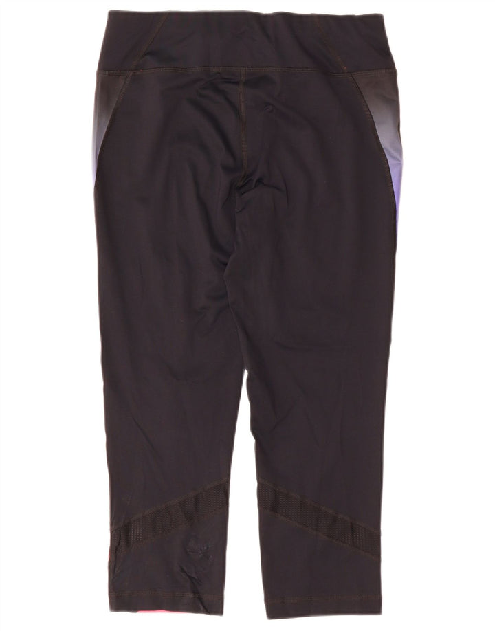 Damskie legginsy Capri FILA UK 14, średni granat, blok kolorów