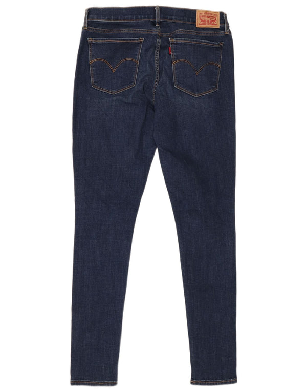 Damskie jeansy LEVI'S 710 Super Skinny W32 L30 Niebieskie bawełniane