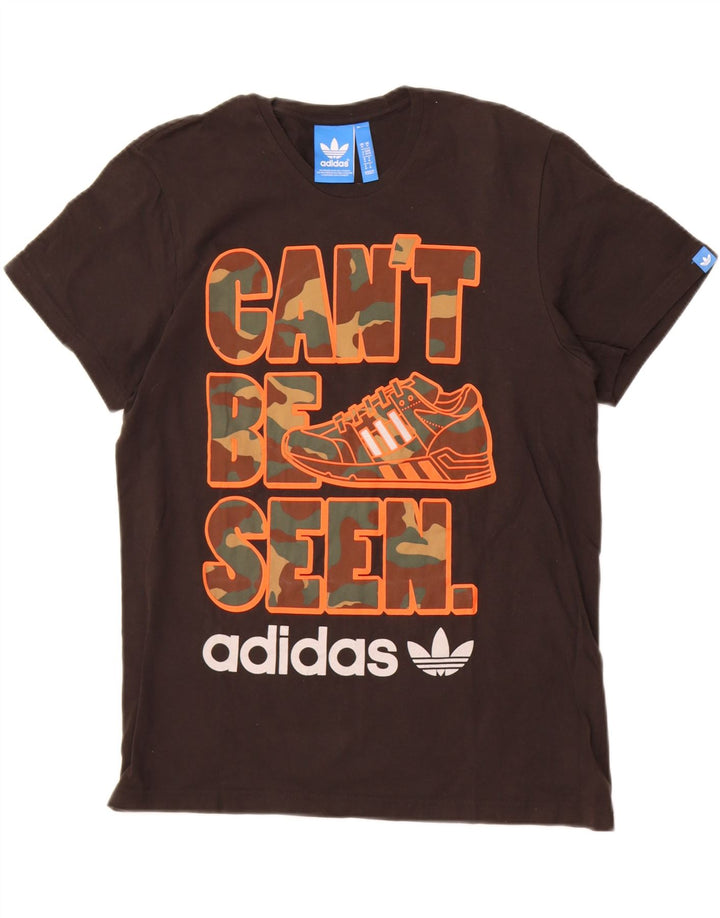 Męska koszulka graficzna Adidas Top Medium Black