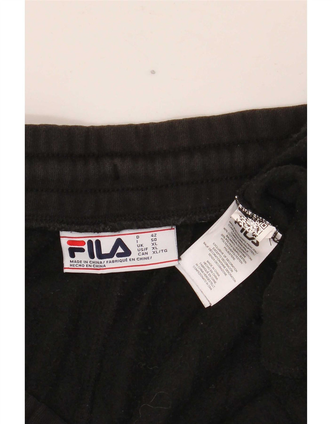 Damskie spodnie dresowe Fila Joggers XL, czarne, bawełniane
