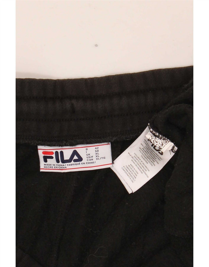 Damskie spodnie dresowe Fila Joggers XL, czarne, bawełniane