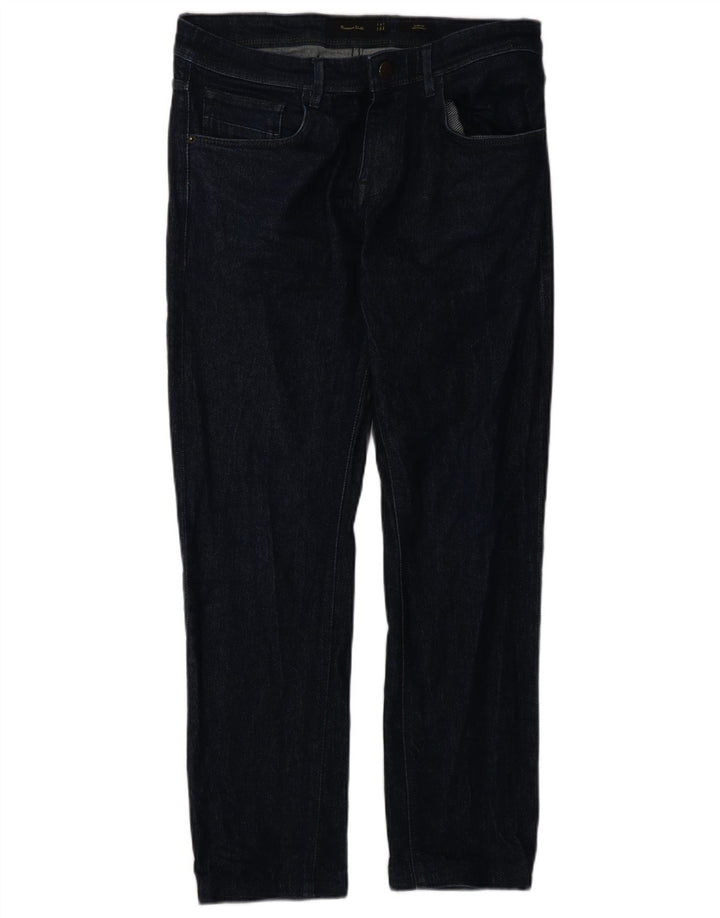 Jeansy męskie Massimo Dutti EU 40 Medium W31 L28 Granatowa bawełna