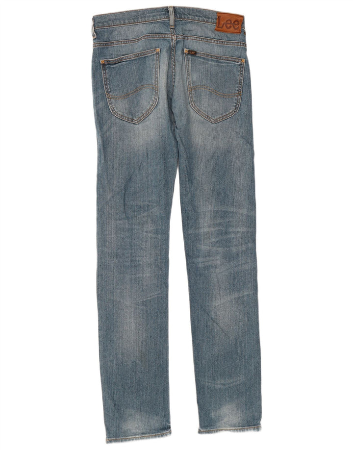 Damskie jeansy Lee Slim W31 L34 Niebieskie bawełniane