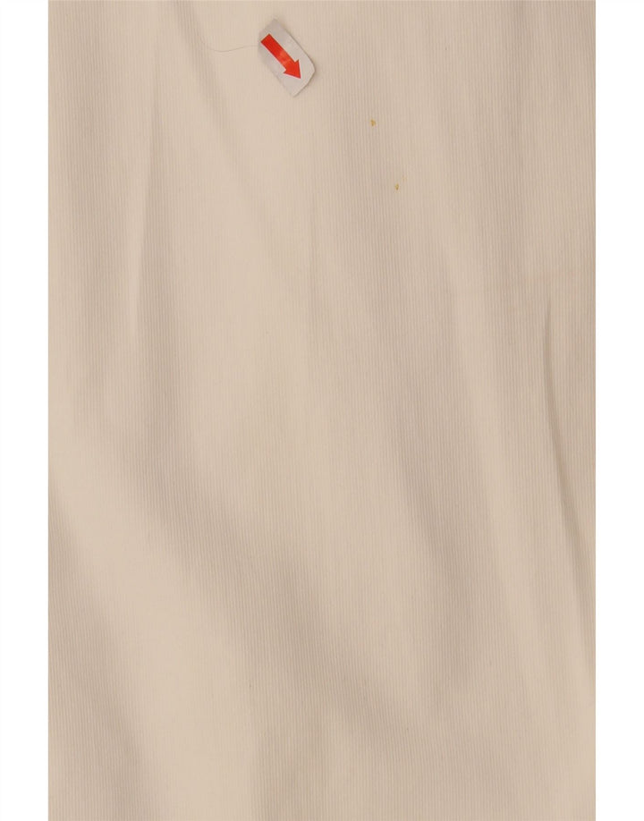 MASSIMO DUTTI Womens Bootcut Casual Trousers EU 38 Small W28 L28 White Vintage Massimo Dutti and Second-Hand Massimo Dutti from Messina Hembry 