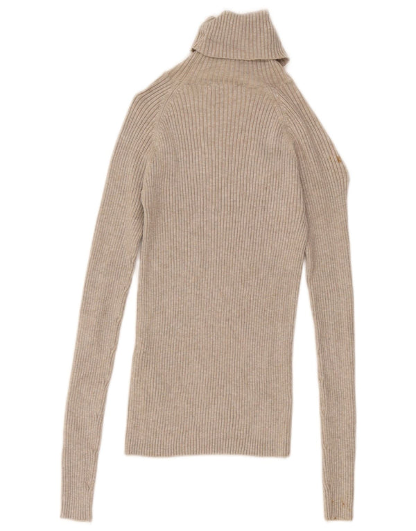 Damski top z długim rękawem Zara UK 8 Small, szara wiskoza