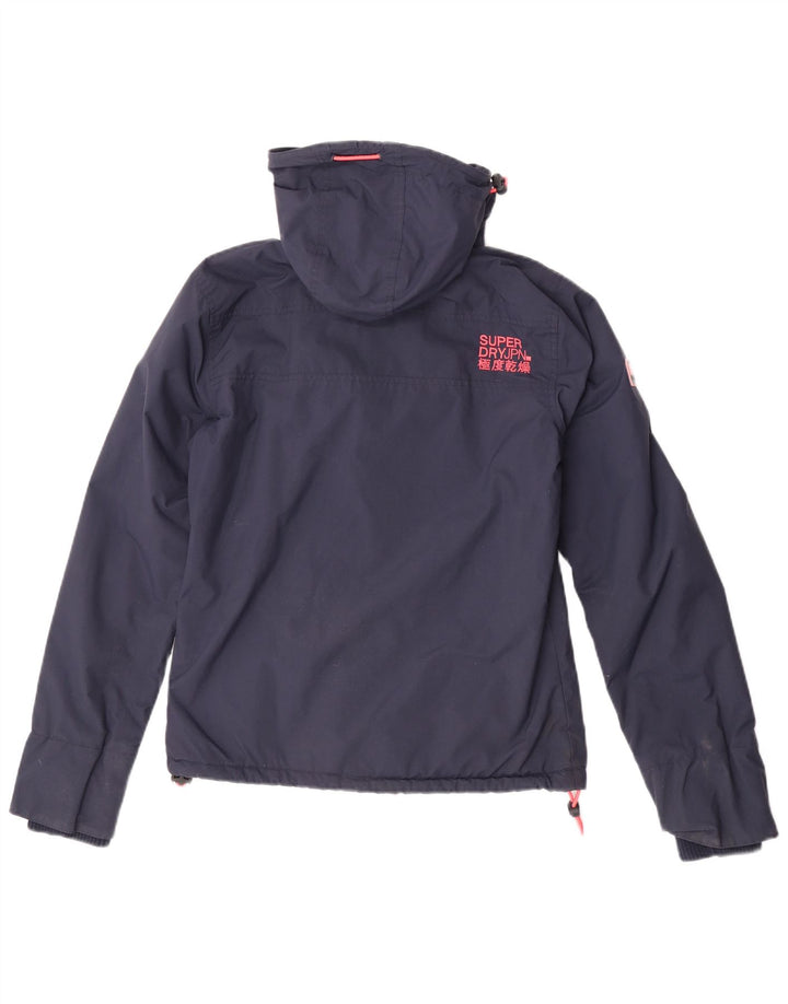 Damska kurtka wiatrówka Superdry Graphic UK 10, mała, granatowa