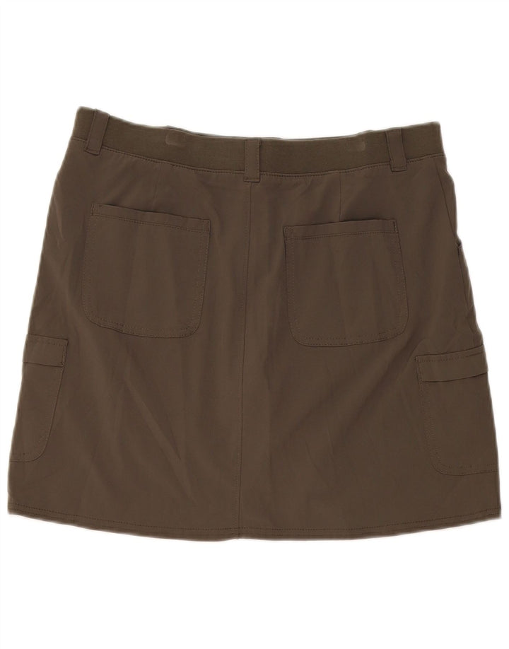 Damskie spodenki Lee o swobodnym kroju US 10, duże, z poliestru w kolorze khaki