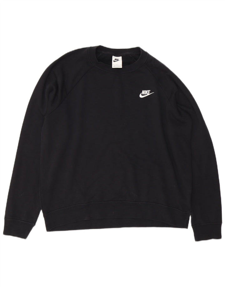 Bluza męska Nike, duża, czarna, bawełniana