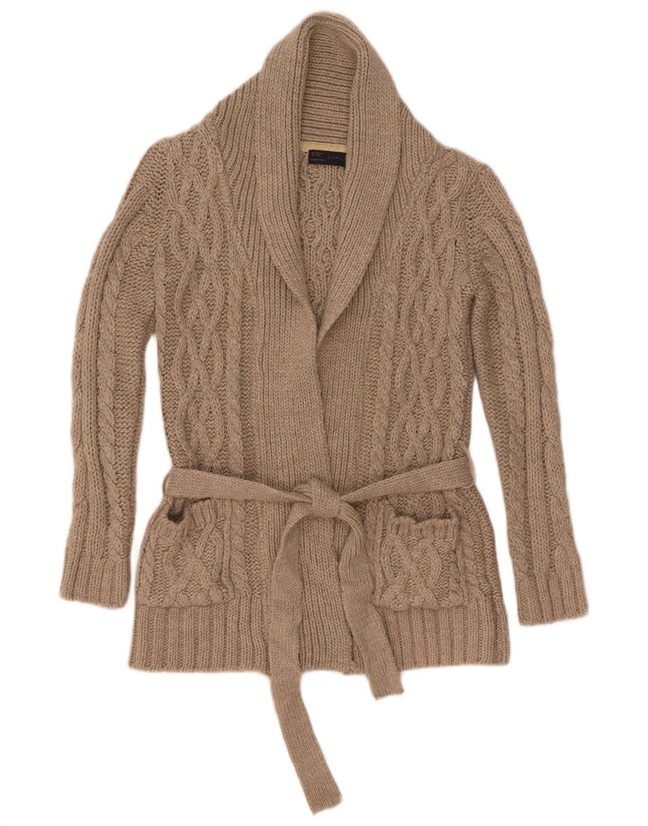 Sweter damski Zara Cardigan UK 10 Small Szary Akryl