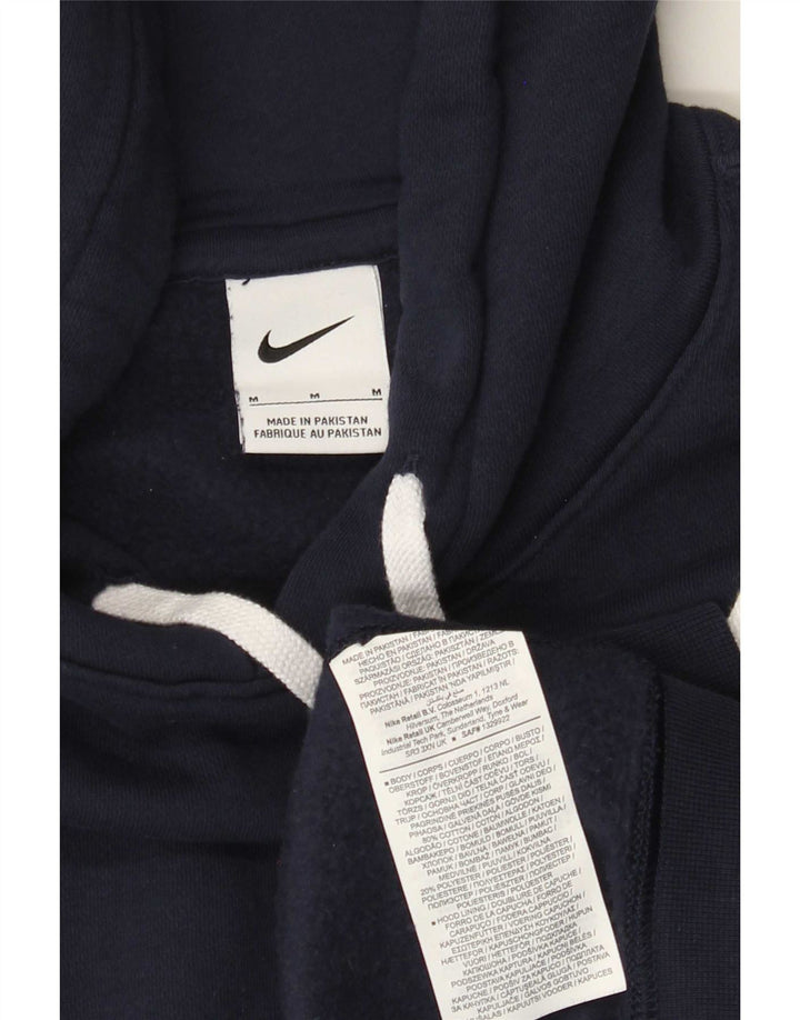 Męski sweter z kapturem Nike, średni granatowy, bawełniany