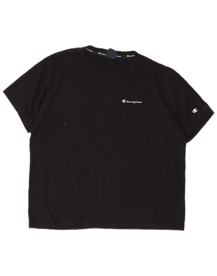 CHAMPION Mens T-Shirt Top XL Black