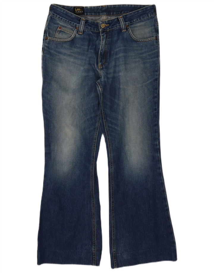 Damskie jeansy Lee Flared W32 L29 Niebieskie bawełniane