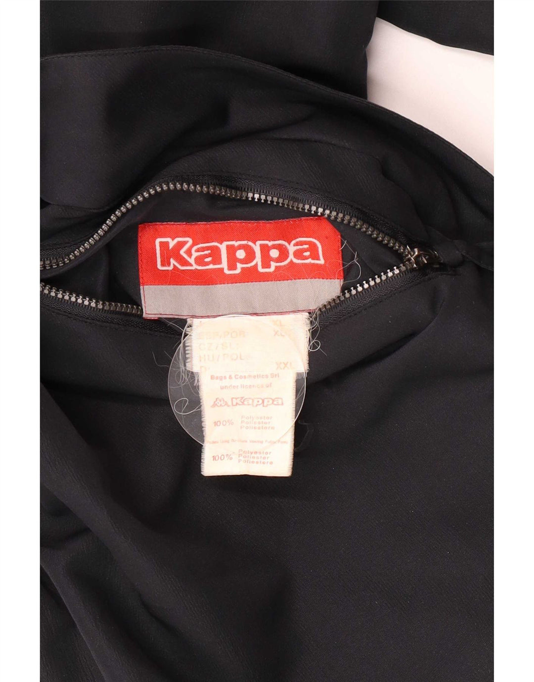 Męska dwustronna kurtka Kappa UK 42 XL Czarny poliester
