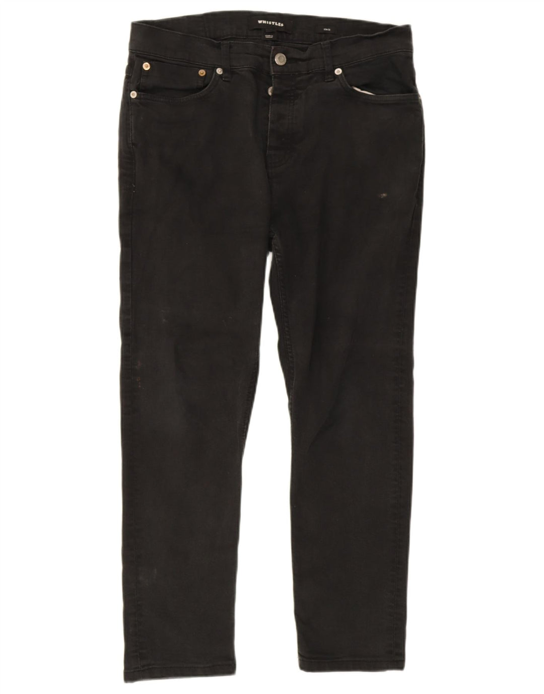 Damskie jeansy Whistles Crop W34 L25 Czarne