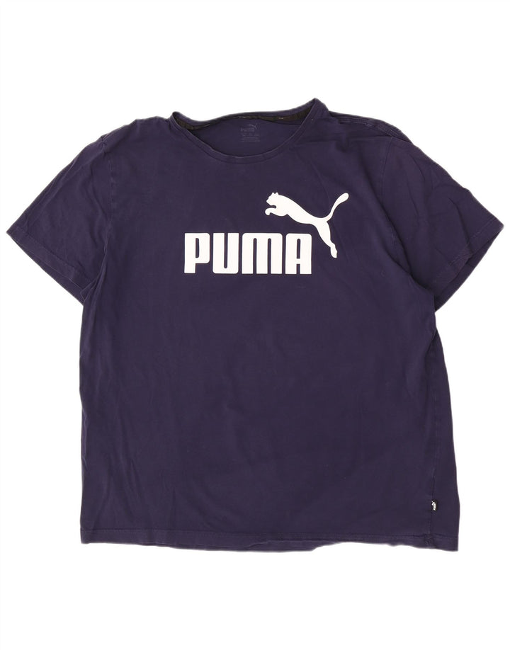 Męska koszulka z krótkim rękawem Puma Regular Graphic Top 2XL Granatowa