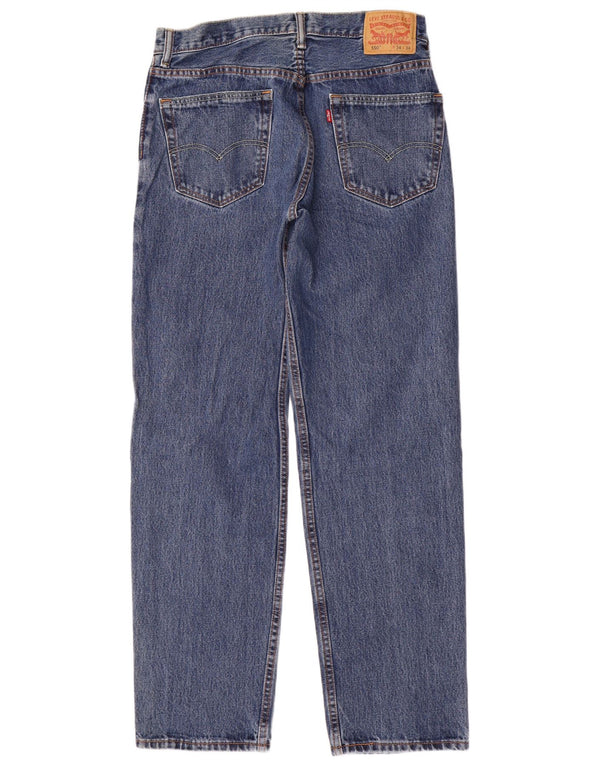 Męskie jeansy LEVI'S 550 o swobodnym kroju W34 L34 Niebieska bawełna
