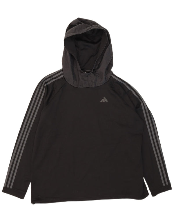 Męska bluza z kapturem Adidas Aeroready 2XL Czarny poliester