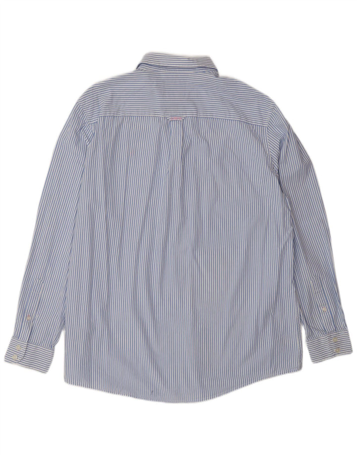 Crew Clothing Męska koszula o klasycznym kroju XL, bawełniana w niebieskie paski