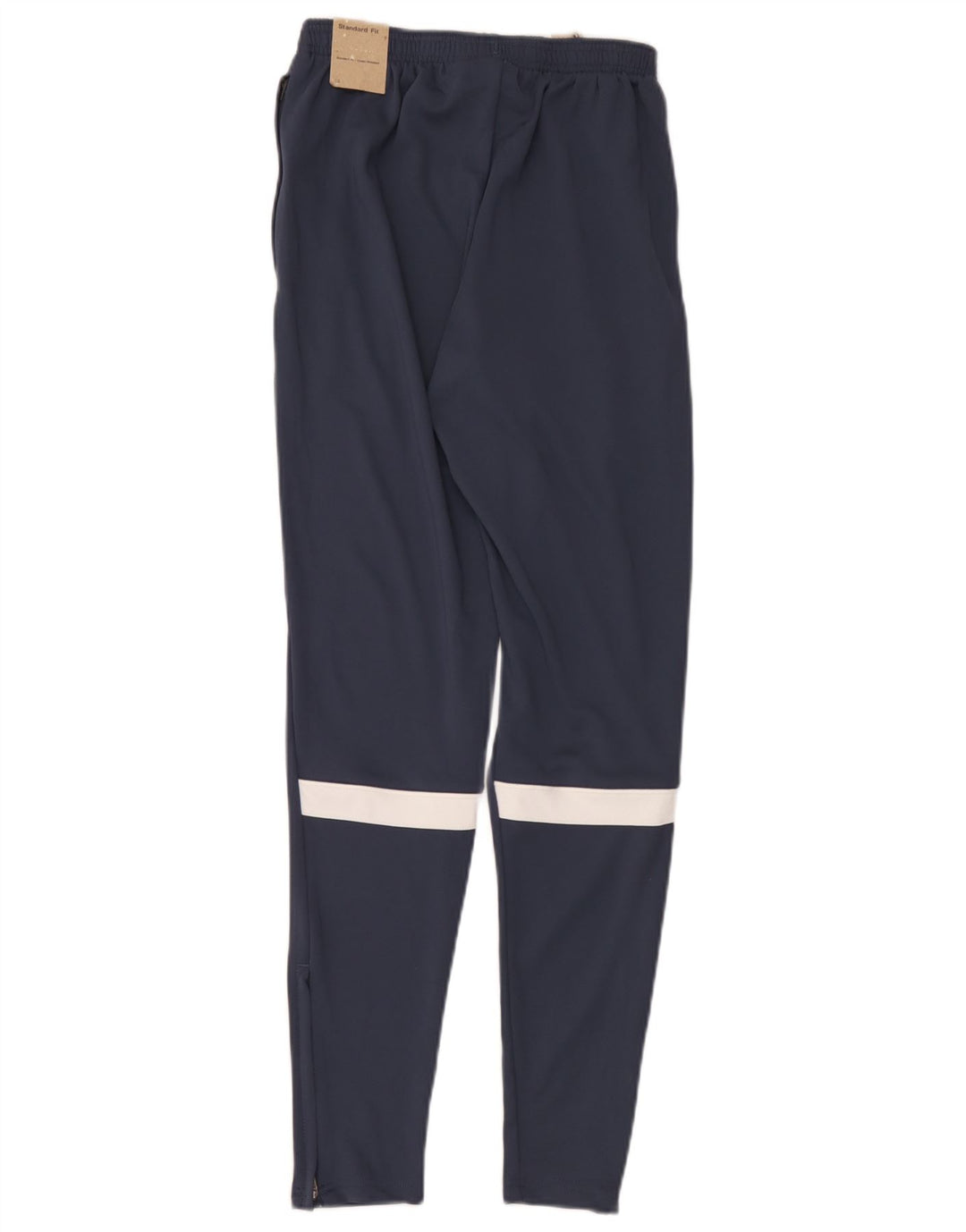 Męskie spodnie dresowe Nike Dri Fit, małe, granatowe, z poliestru w blokach kolorów