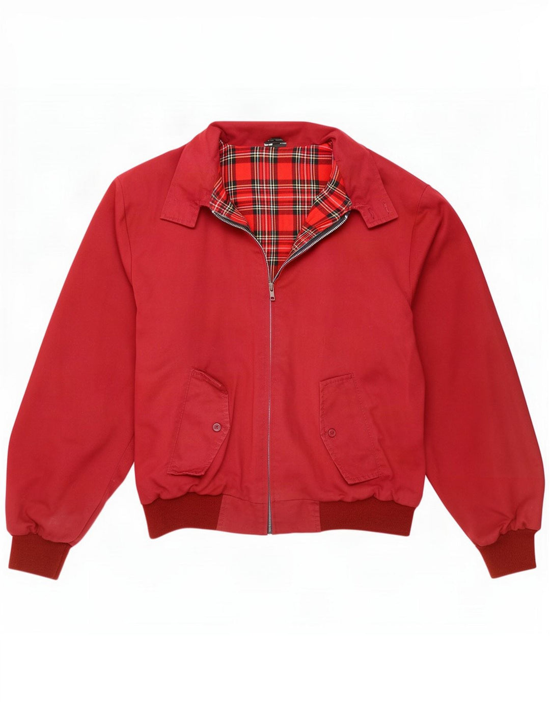 Męska kurtka Bomber Vintage UK 36 Small Burgundy Poliester