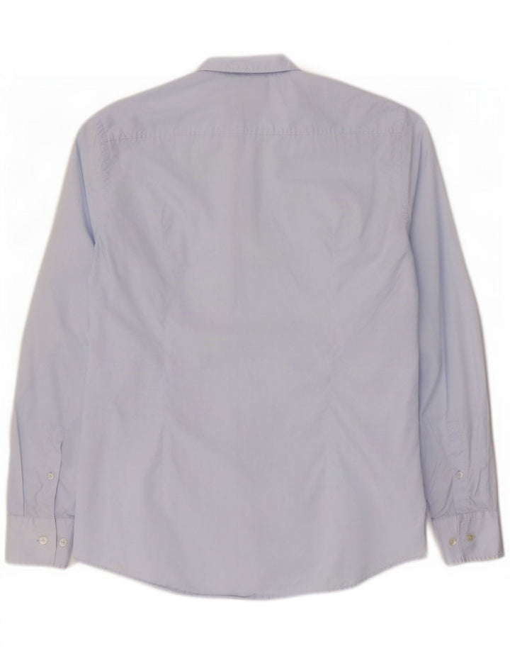 Koszula męska Hugo Boss Slim Fit, rozmiar 40 15 3/4, średnia niebieska bawełna