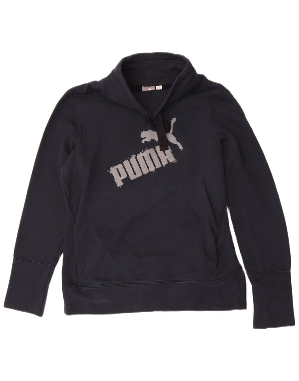 Damski sweter z grafiką PUMA UK 12, średni granat
