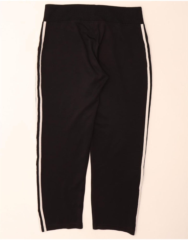 Damskie spodnie dresowe ADIDAS UK 16, duże, czarne, poliestrowe