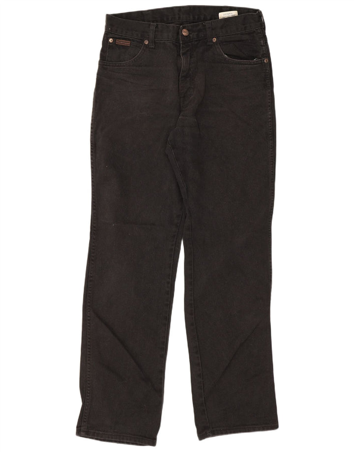 Męskie jeansy Wrangler Texas Straight W32 L32, czarne, bawełniane