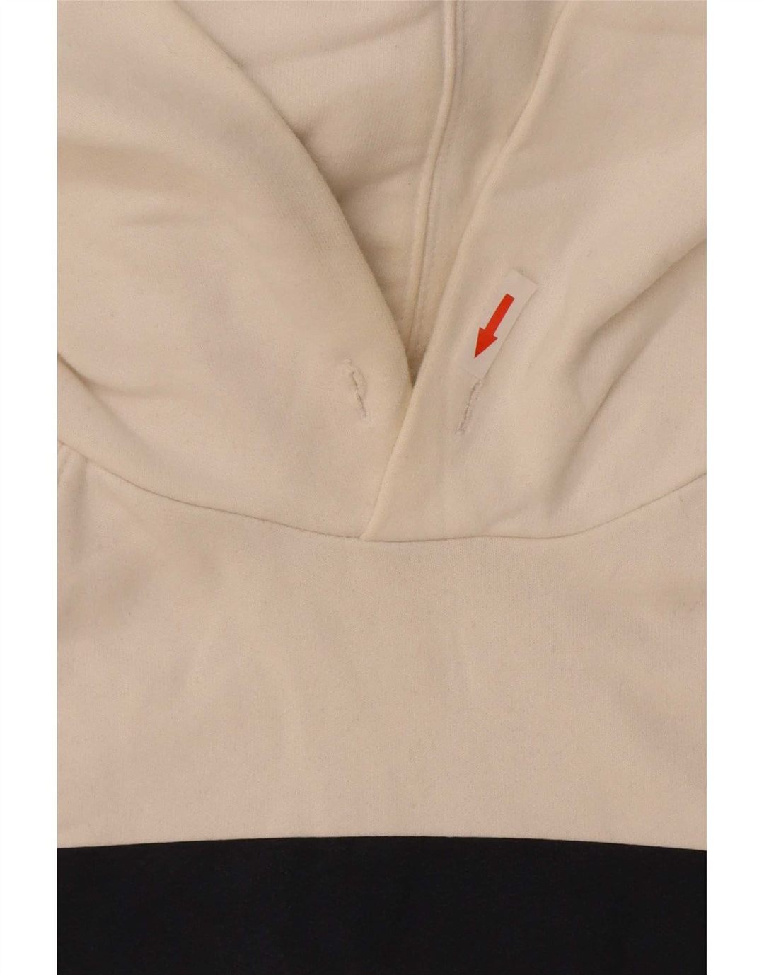 Męski sweter z kapturem Levi's z grafiką, mały, biały, bawełniany