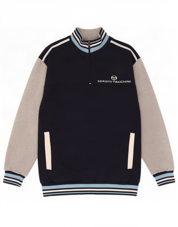 Damska bluza z grafiką Sergio Tacchini, UK 14, średni granat