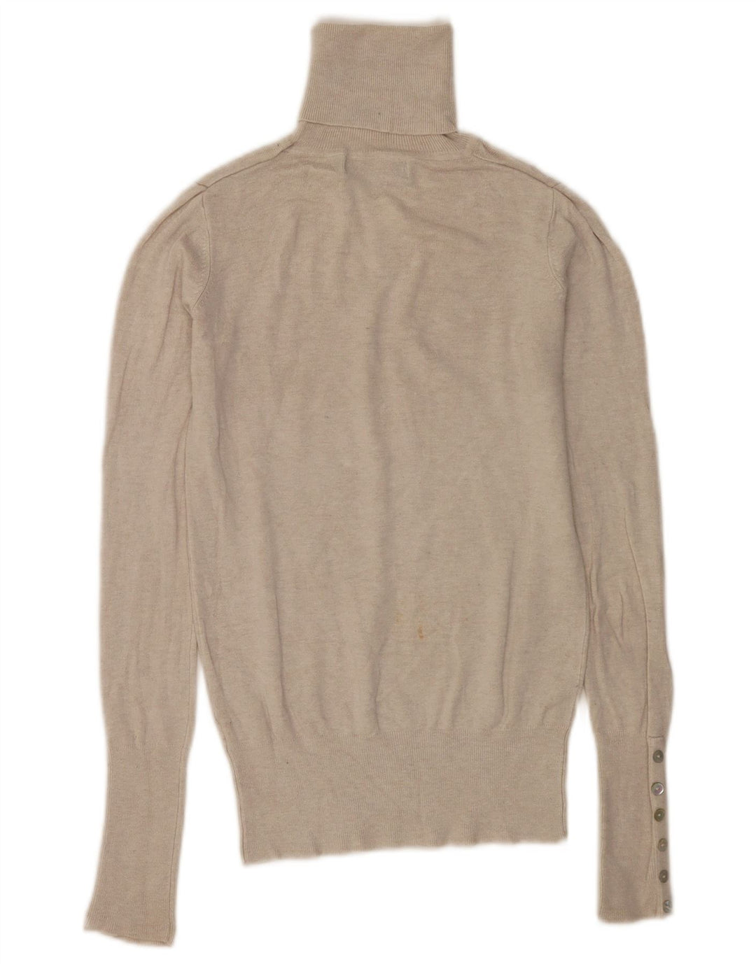 Damski sweter z golfem Zara UK 10 Small Beige Rayon