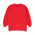 Damski sweter oversize Zara UK 10, mały, czerwony, bawełniany