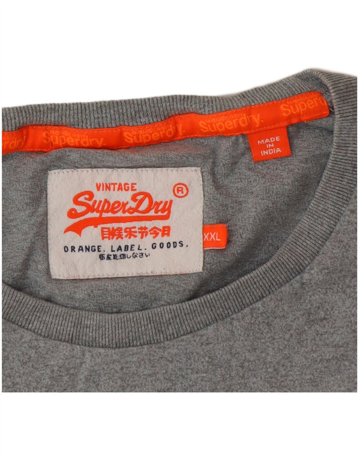 Męski T-shirt Superdry 2XL Szary