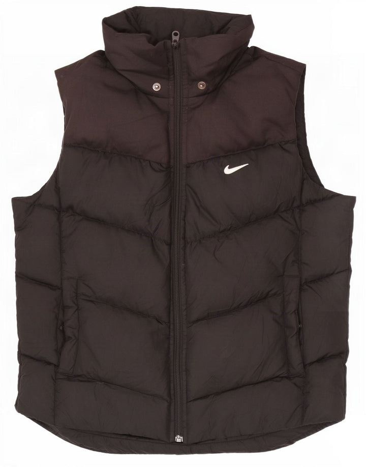 Damska wyściełana kamizelka Nike UK 10/12, średnia czarna