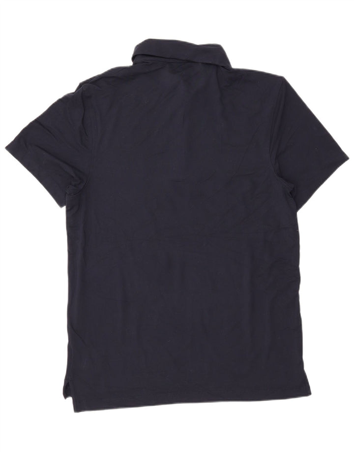 Męska koszulka polo J. CREW, średni granatowy poliester