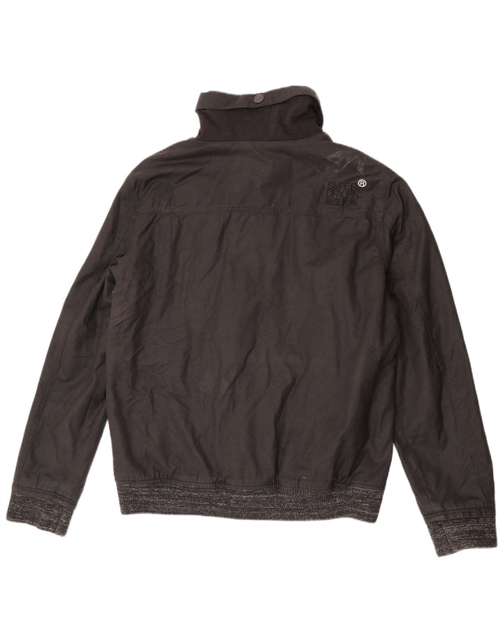 Męska kurtka bomber Superdry The Windbomber UK 44 2XL Czarna, bawełniana