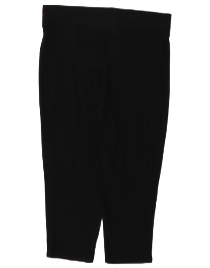 Damskie legginsy Capri Marks & Spencer UK 12, średnia czarna wiskoza