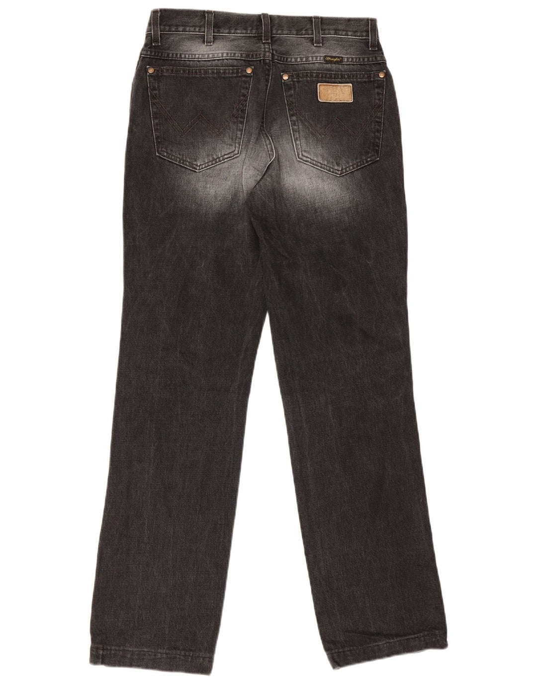 Męskie proste dżinsy Wrangler W32 L32 czarne