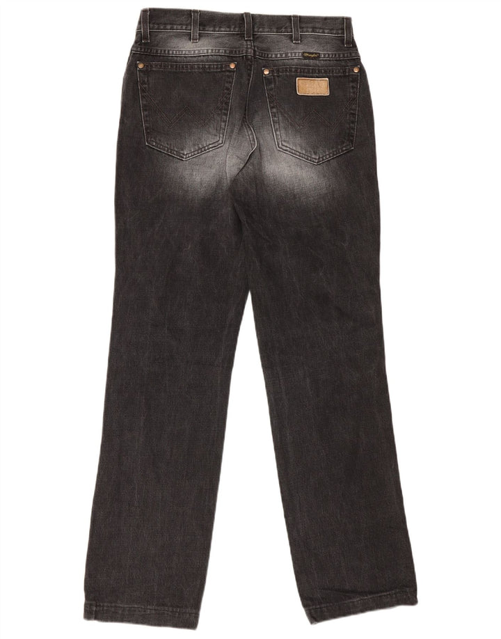 Męskie proste dżinsy Wrangler W32 L32 czarne