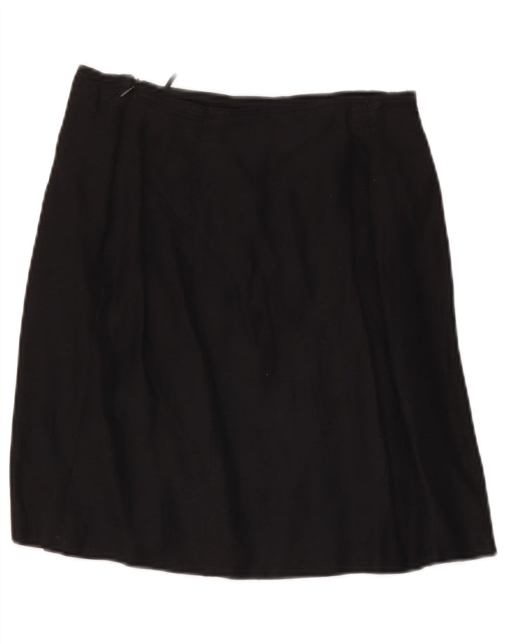 Max & Co. Damska spódniczka mini UK 10 Small W28 Czarna lniana