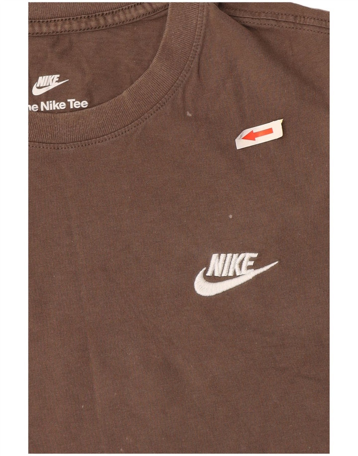 T-shirt męski Nike, średnioszary, bawełniany